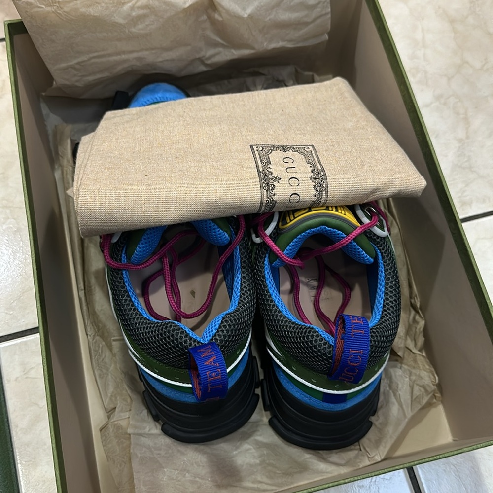 Gucci flashtrek sneakers only used one time for photo shoots - Picture 11 of 12